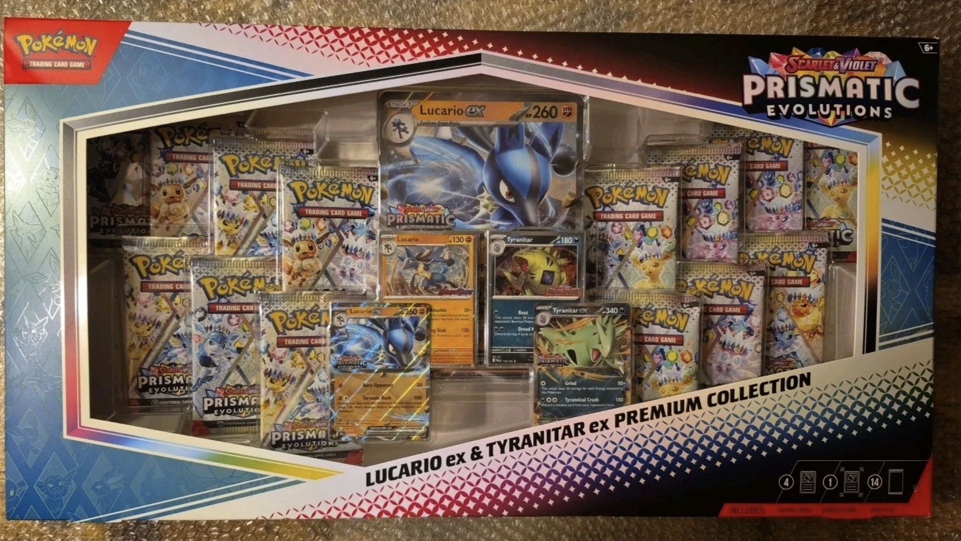 Sam’s Club Prismatic Evolutions Lucario Tyranitar Box