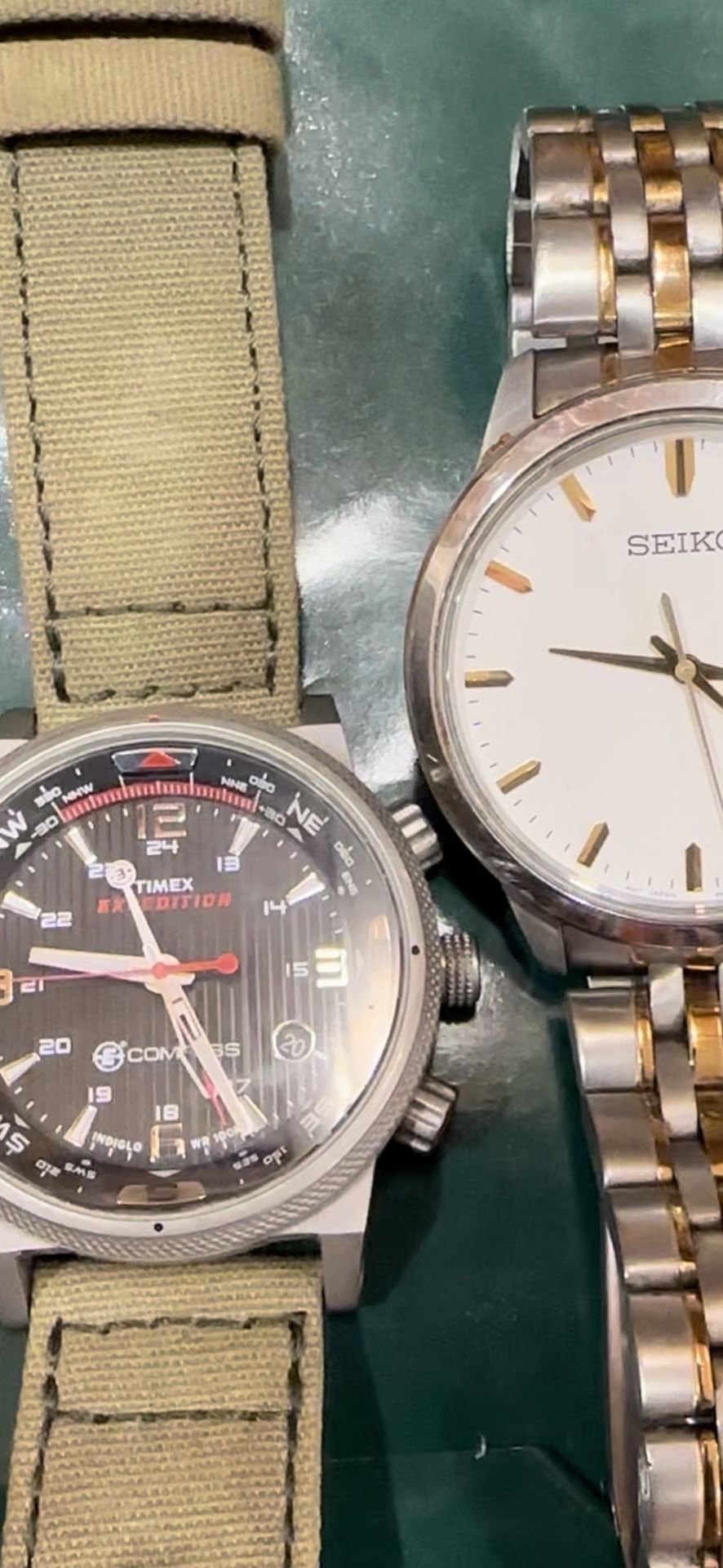 SEIKO AND TIMEX EXPEDITION WATCHES