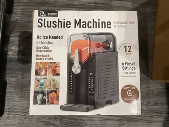 50oz Slushie Machine Frozen Drink Maker 6-in-1 - Soft Serve & Slush