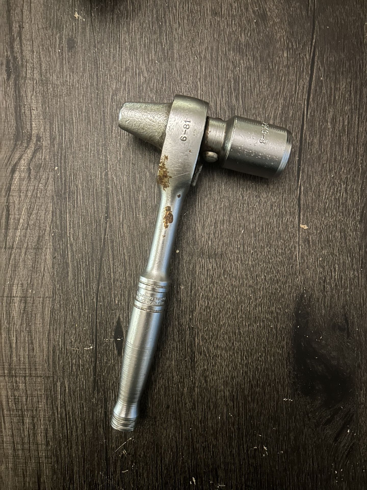 Snap-On Tubelox Vintage Scaffold Hammer Ratchet