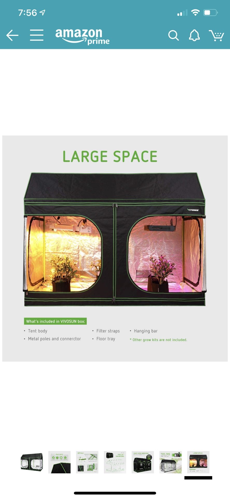 VIVOSUN Grow tent