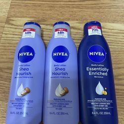 3 Nivea Lotions