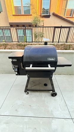 Cabelas pellet smoker 24in