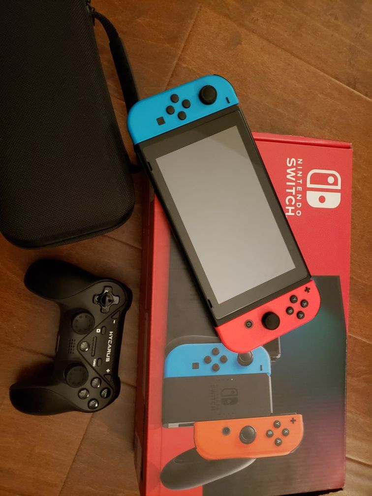 Nintendo Switch v2 Neon Blue and Red 400gb