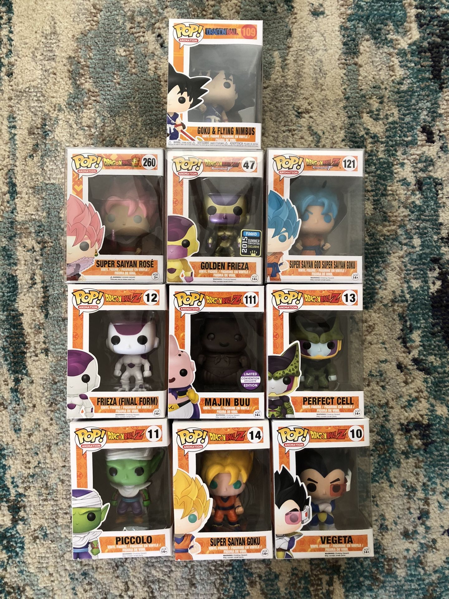 Dragon ball Z Pop Figures