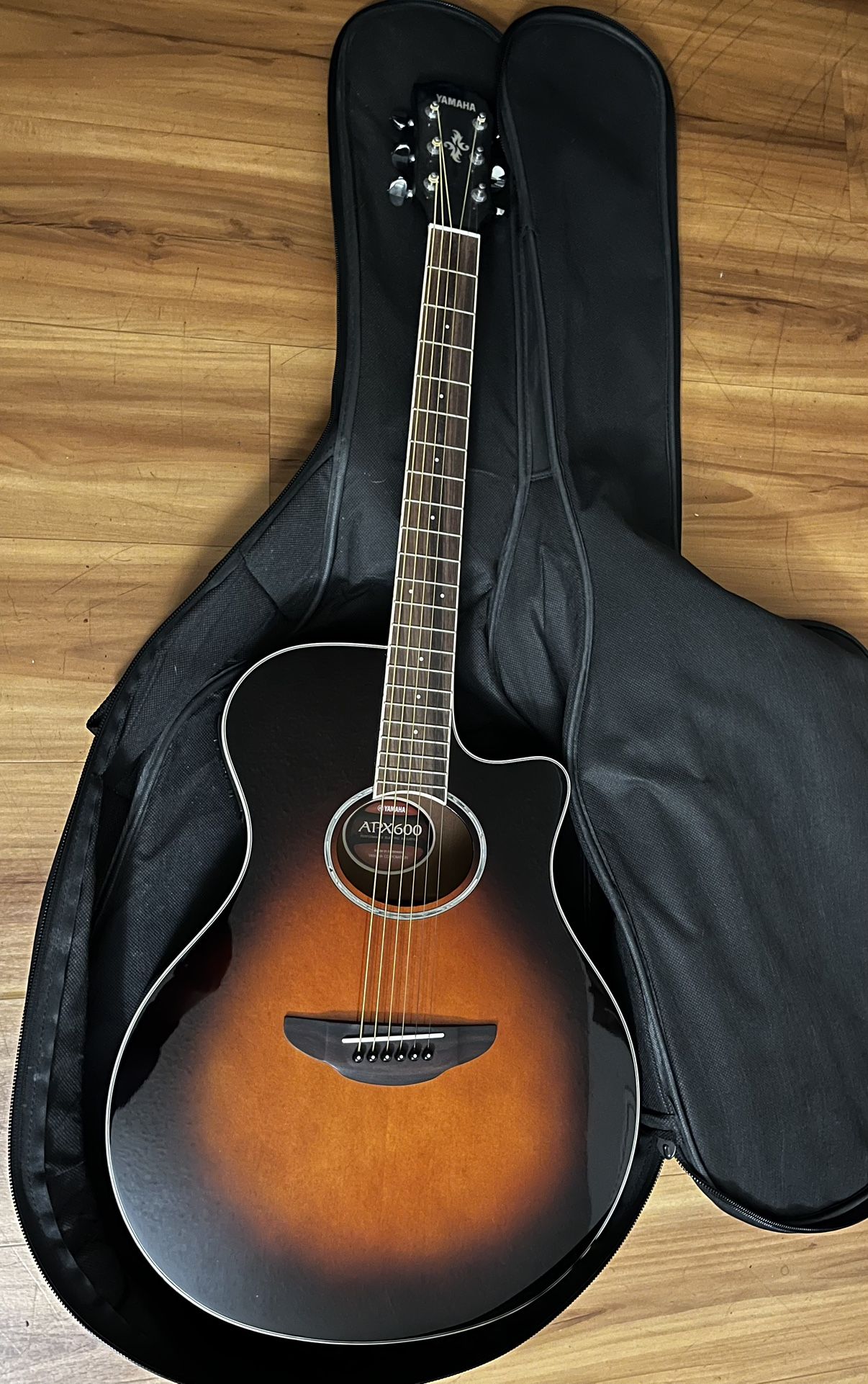 Yamaha Thinline Acoustic/Electric Guitar