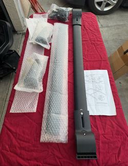 Chevrolet Equinox cargo  cross bars, roof rack rails.