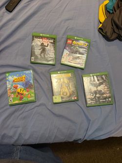 Lot of 5 Xbox One Games 10 each Pac-Man sealed still