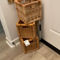 IKEA Vintage Baskets - 3 Of Them Called BRANAS