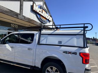 Custom commercial canopy and lumber rack