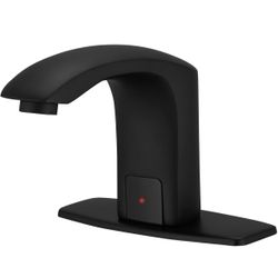 Touchless Bathroom Faucet, Commercial Hands-Free Automatic Sensor Faucet $40 F51