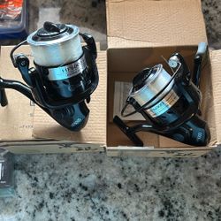 JDM Quantum HG 6000s (2) Spooled With 20 Lb Mono