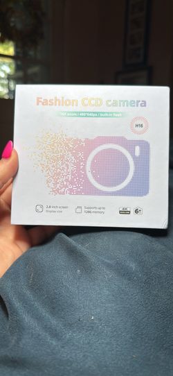 📷 Fashion CCD Camera – 4K Digital Camera | New in Box color Black