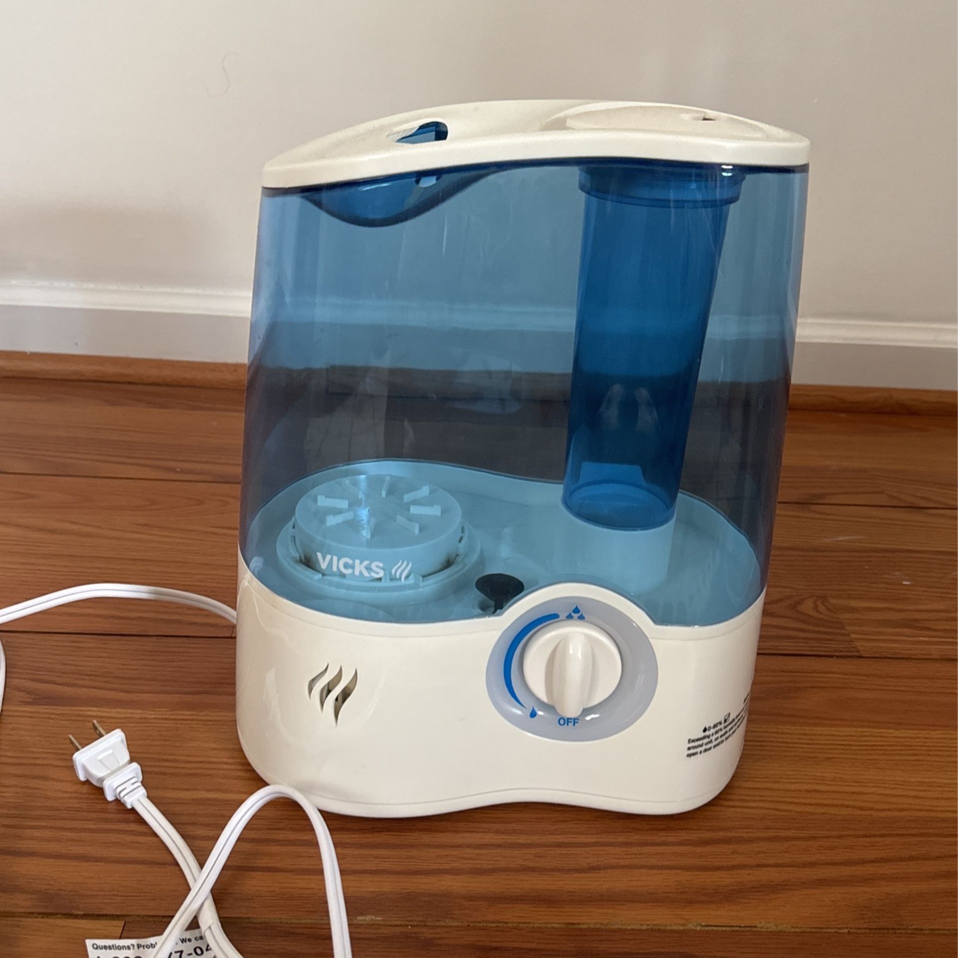 Vicks Humidifier Ultrasonic Cool Mist