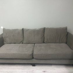 Ashley Furniture Set of 2 Gray Couches ( Sofa & Loveseat )