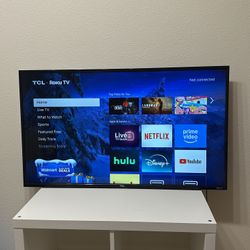 TCL 42” Roku Tv