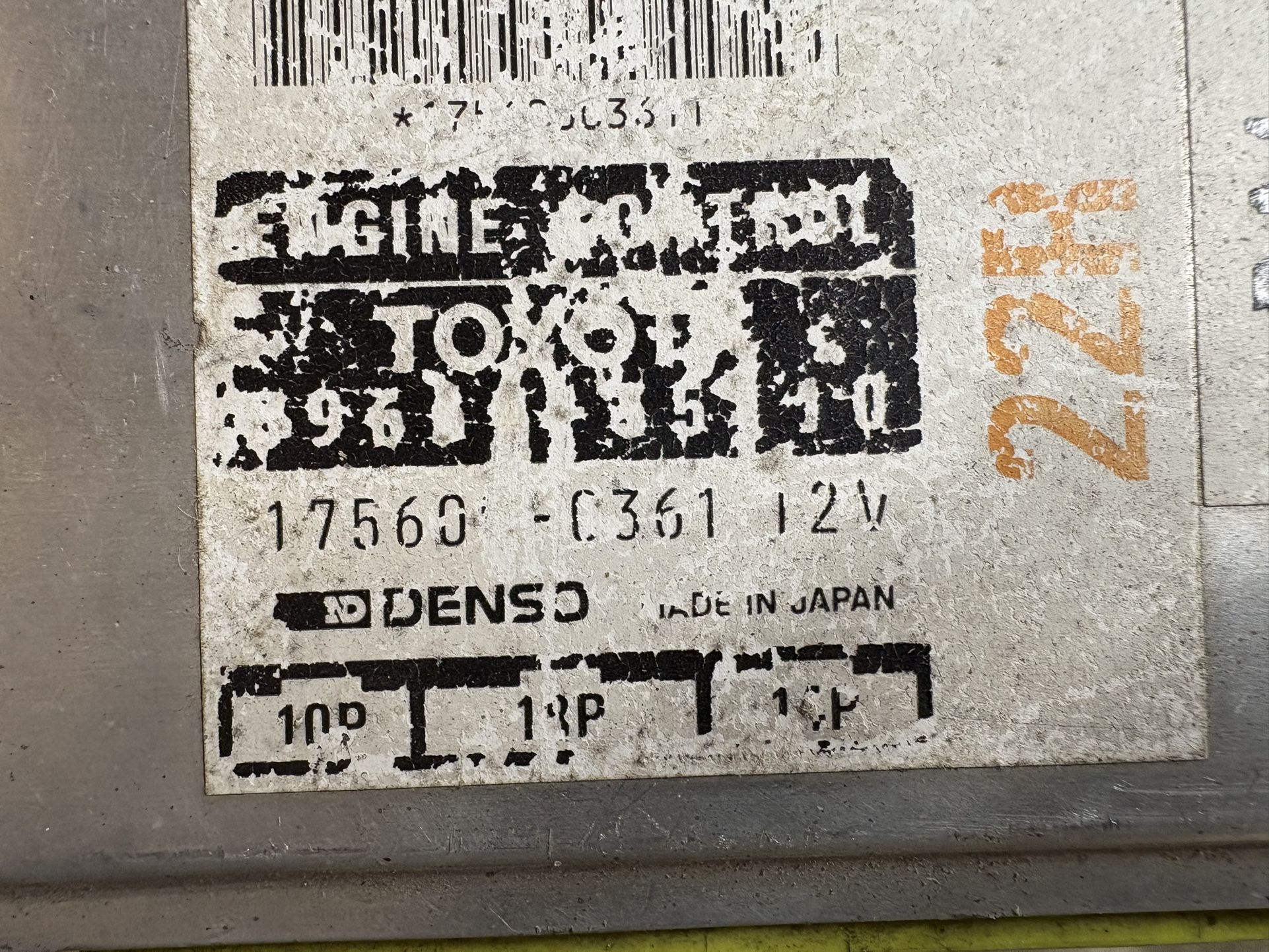 Toyota 22R Ecu  