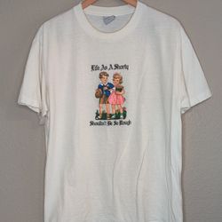 Zumiez 40's And Shorties White Old School T-shirt 