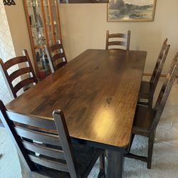 Walter E. Smithe Table and 8 Chairs