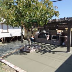 Back Door …patio …garage …concrete …