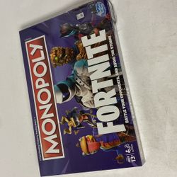 Monopoly Fortnite Edition Board Games - E6603, distressed box