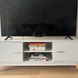 White TV stand/console