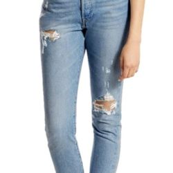 Levi's Women's Premium 501 Skinny Jeans, High Rise, Can't Touch This, Size 26×28