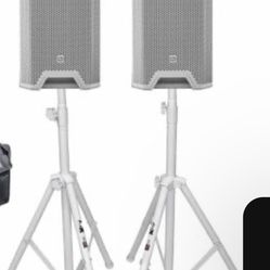 $850(OBO) 2 - LD Systems ICOA 12 A BT W - 12" Powered Coaxial PA Loudspeaker with Bluetooth, White