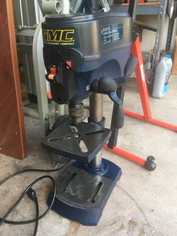 GMC Machinery Redeye 5-Speed Benchtop Drill Press with Cast Iron Base, Stand, and Laser Light
