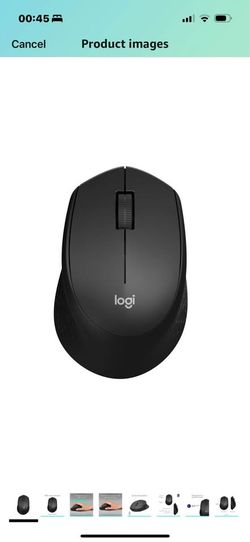 Logitech M331 Silent Plus Wireless Mouse - Black
