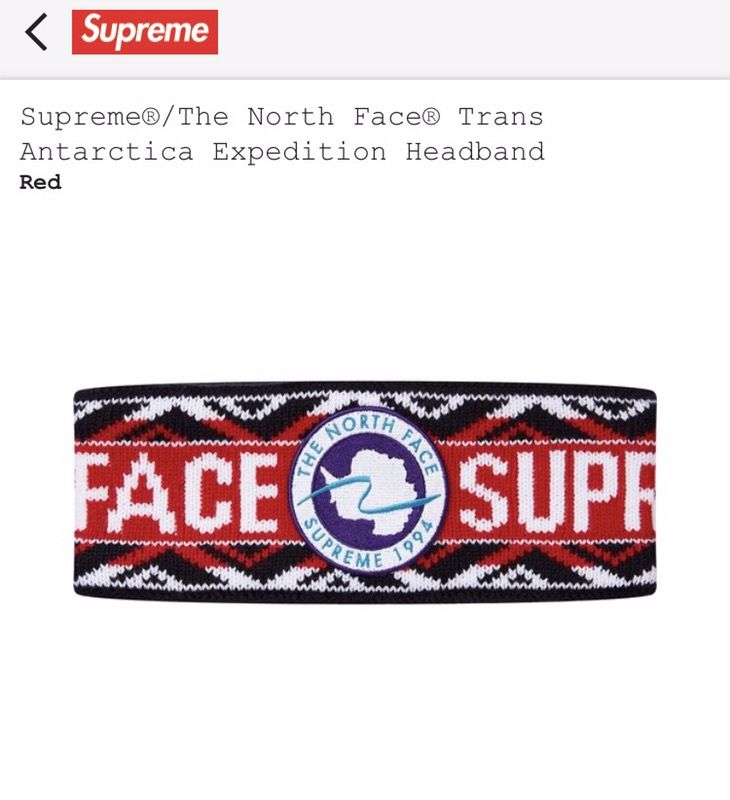 Supreme x The North Face Headband