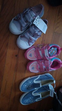 Girls size 10 sneaker lot