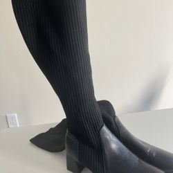 Black Knee High Boots