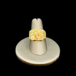 14K Yellow Gold Nugget Ring 