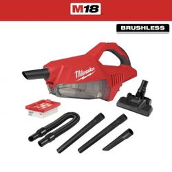M18 18-Volt Lithium-Ion Brushless Bagless Cordless HEPA Handheld Vacuum