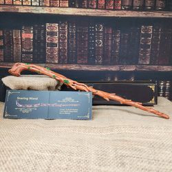 Snaring Wand by Unique Wands - Devil's Snare Root, Walnut, Resin, Harry Potter
