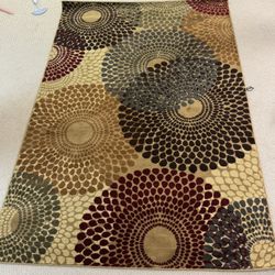 Abstract Multi-colored Rug 