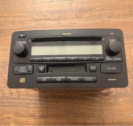 Toyota OEM Car Stereo CD Tape Radio