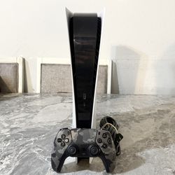 Ps5 Digital 1TB Console with Controller and Cables