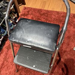 Cosco Two‑Step Folding Step Stool – Used, Sturdy