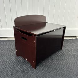 New Brown Toy Box/ Wood Toy Box/ Bench