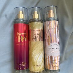 3 Bath & body works perfumes