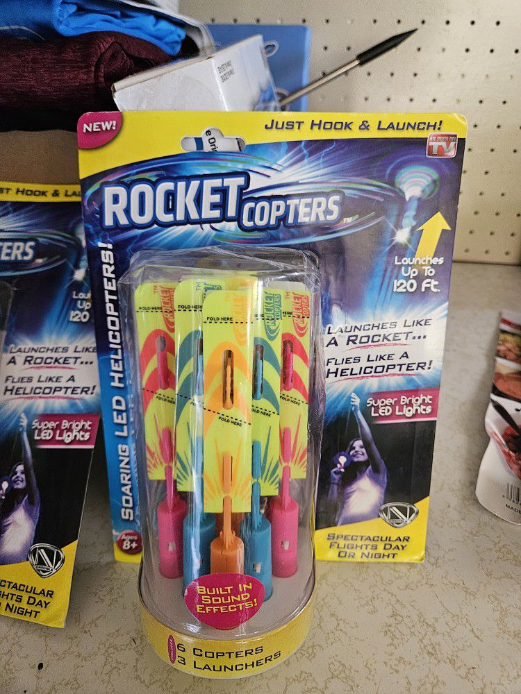 Kids Rocket Copters. New