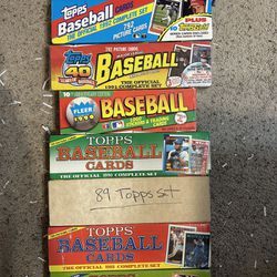 Topps Baseball Card Sets 87-2000 And 1 1990 Fleer Set