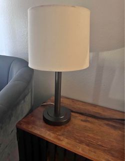 Table Lamp with Drum Shade