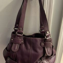 Purple Tiganello Leather Purse 