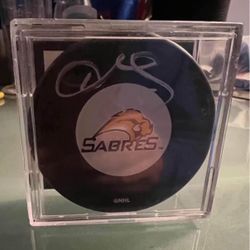 Buffalo Sabres Dmitri Kalinin Signed Hockey Puck 