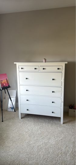 White dresser drawer