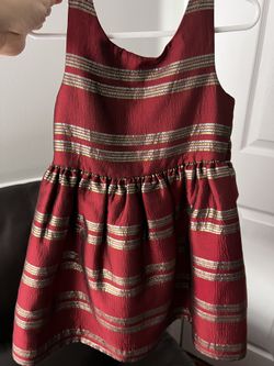 Holidays Girl Dress Size 4T. Like new.!