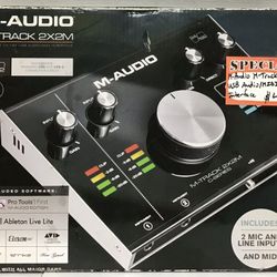 M-Audio M-Track 2x2M USB Audio/ MIDI Interface 